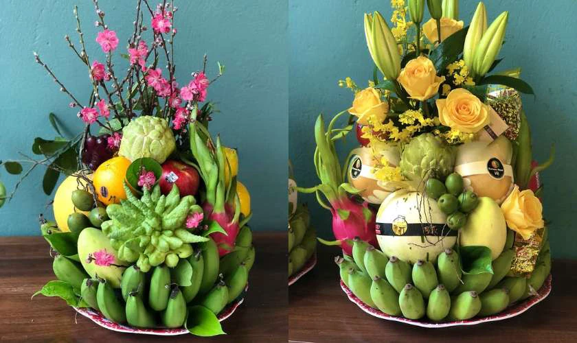 Cách bày trí mâm trái cây phù hợp ngày Giỗ Tổ