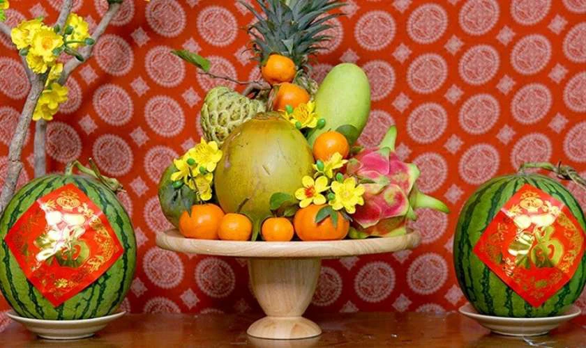 Cách bày mâm trái cây cúng Giỗ Tổ Hùng Vương