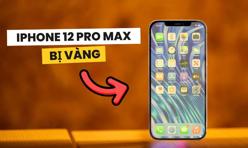 Màn hình iPhone 12 Pro Max bị vàng là gì?