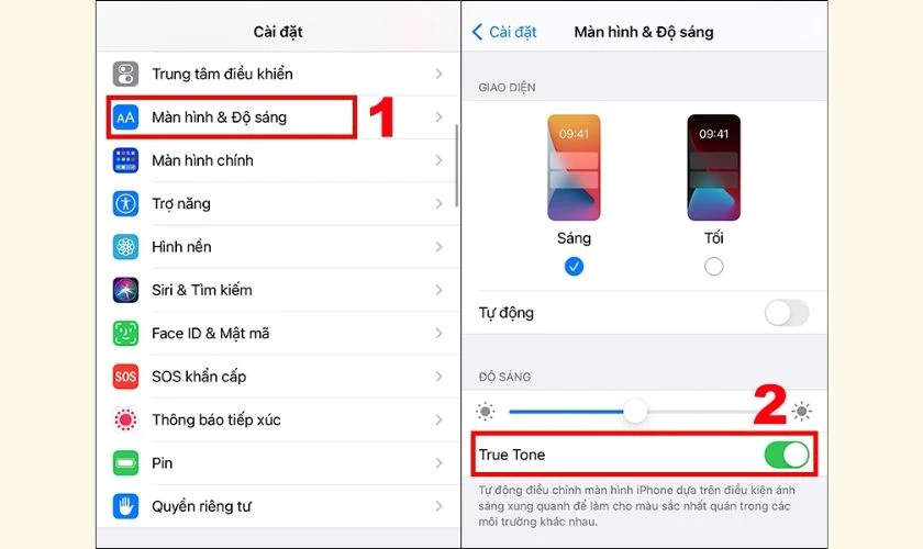Cách khắc phục màn hình iPhone 12 Pro Max bị vàng