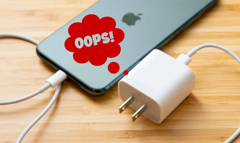 Sử dụng phụ kiện không chính hãng