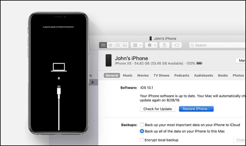 Khôi phục cài đặt gốc
