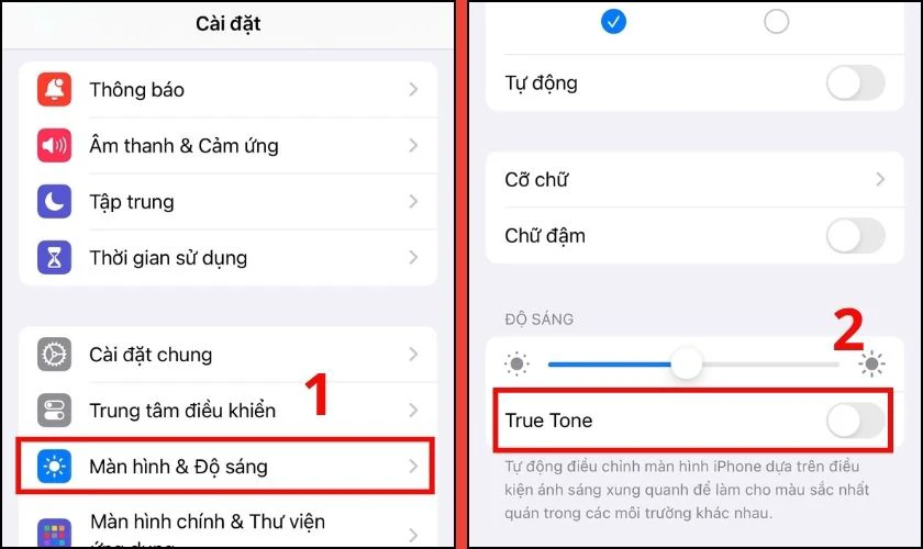 Cách khắc phục màn hình iPhone 14 bị vàng