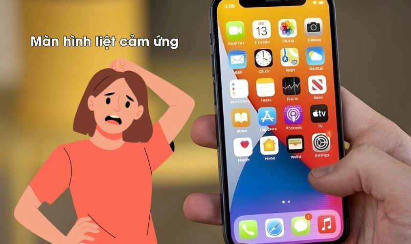 Màn hình iPhone 14 Pro bị liệt cảm ứng là gì?
