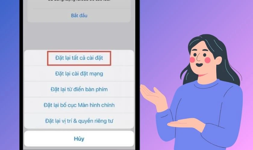 Khôi phục cài đặt gốc điện thoại