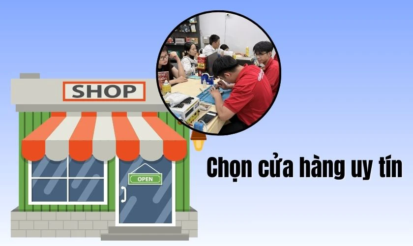 Ép kính cảm ứng iPhone 14 Pro tại trung tâm sửa chữa uy tín