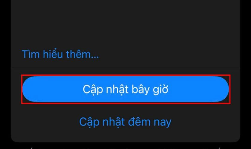Cập nhật hoặc khôi phục iOS khi màn hình bị vàng