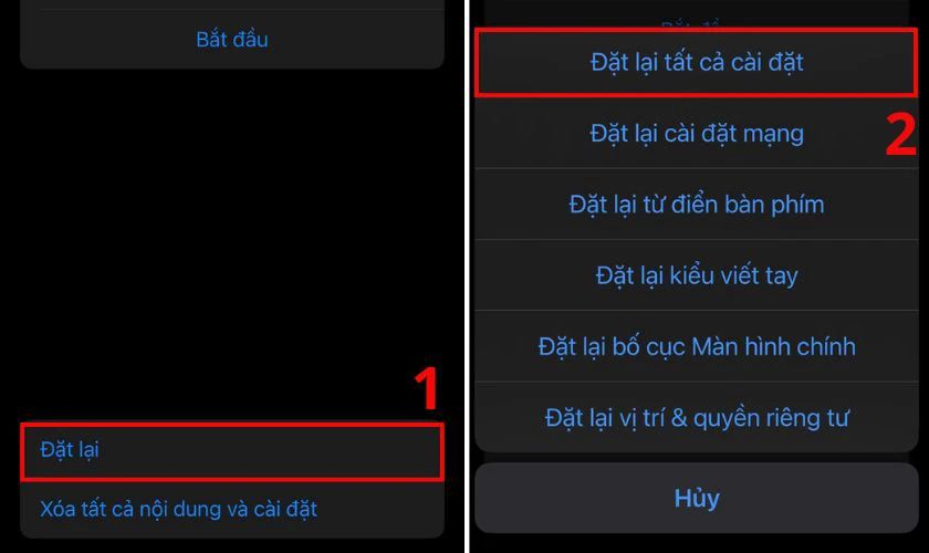 Khôi phục cài đặt gốc nếu lỗi phần mềm kéo dài