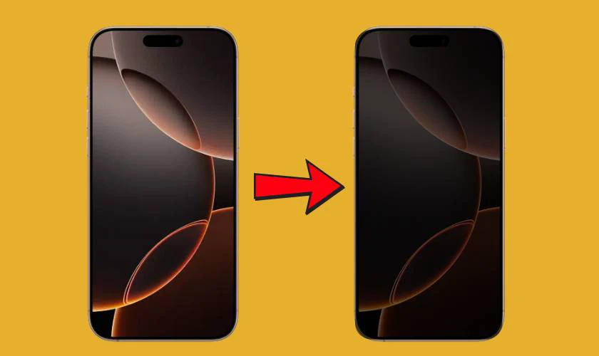 Màn hình iPhone 16 Pro Max bị tối là tình trạng gì?