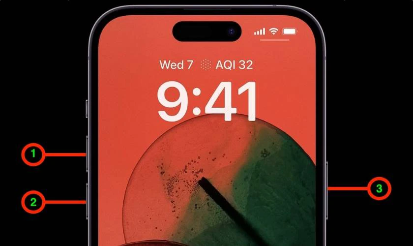 Khởi động lại iPhone 16 Pro Max