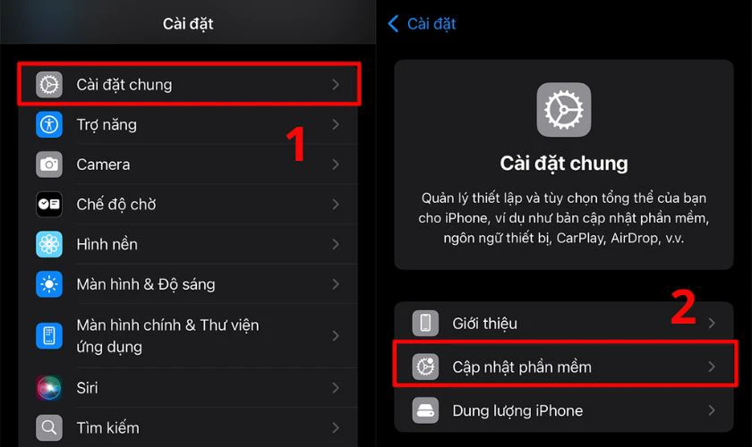 Cập nhật hoặc khôi phục iOS