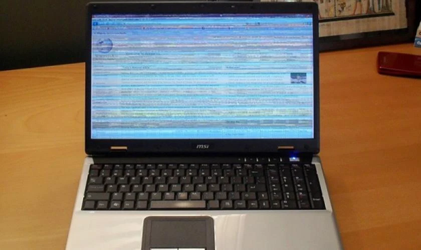 Màn hình laptop bị nhiễu