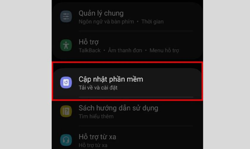 Cập nhật phần mềm cho điện thoại