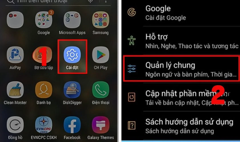 Cách reset cài đặt gốc