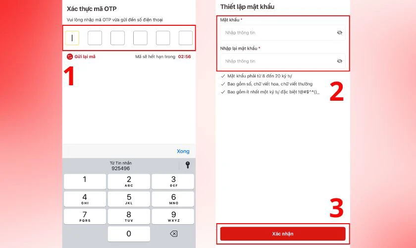 Cách đặt lại mật khẩu VNeID