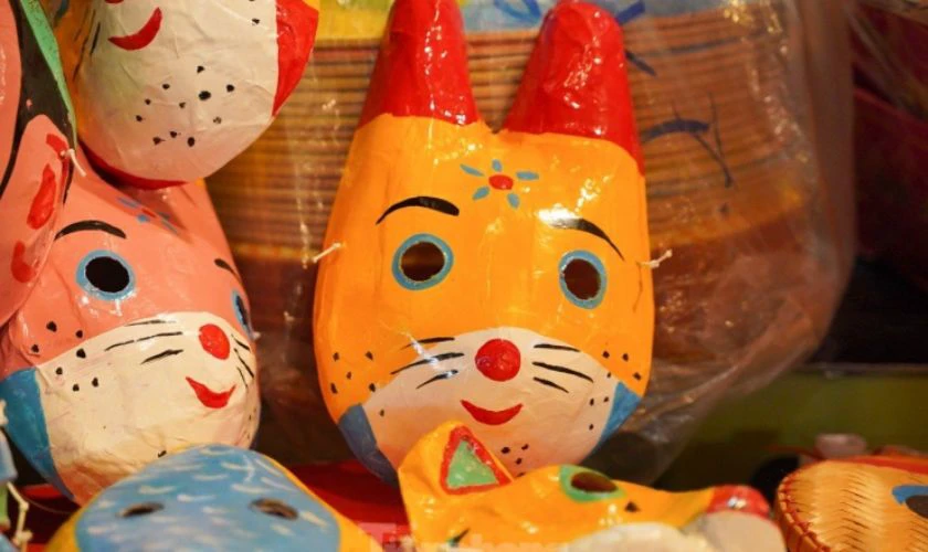 Mẫu mặt nạn giấy Trung thu ấn tượng