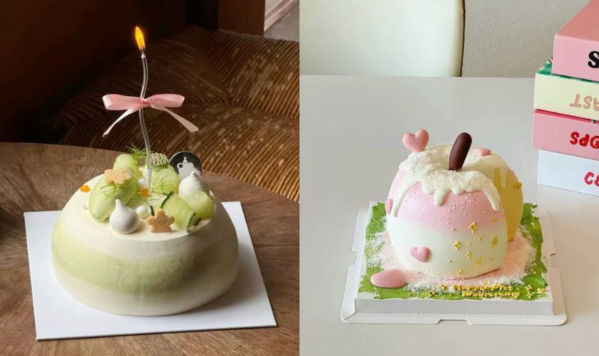 Mẫu bánh cho bạn gái nhẹ nhàng