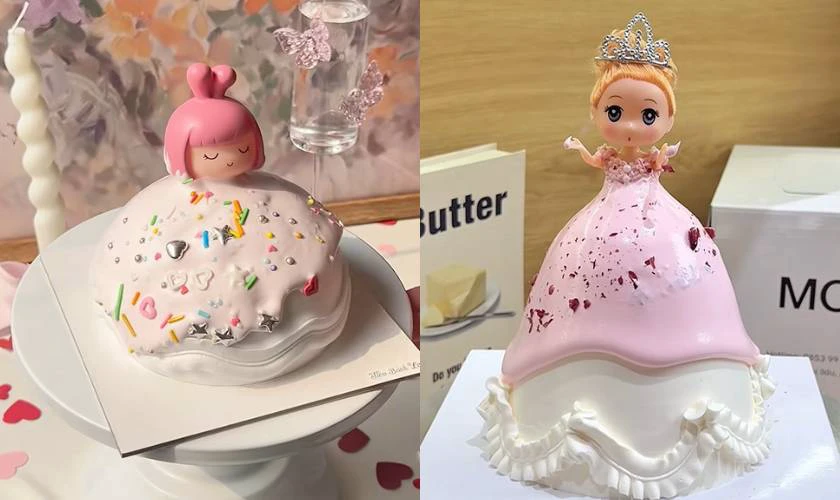 Bánh kem hình công chúa