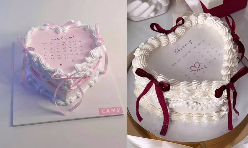 Bánh kem cháy kèm thông điệp bí ẩn đẹp