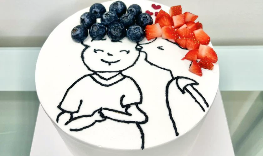 Mẫu bánh bento Valentine đẹp