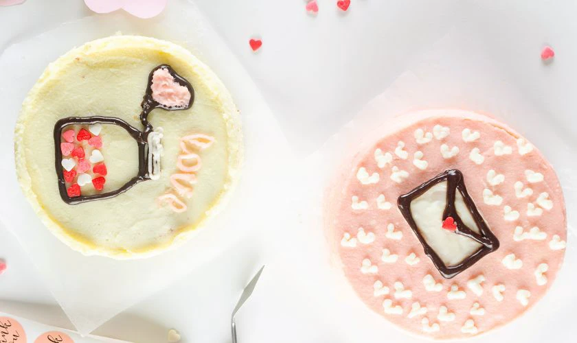 Mẫu bánh bento Valentine đơn giản nhất