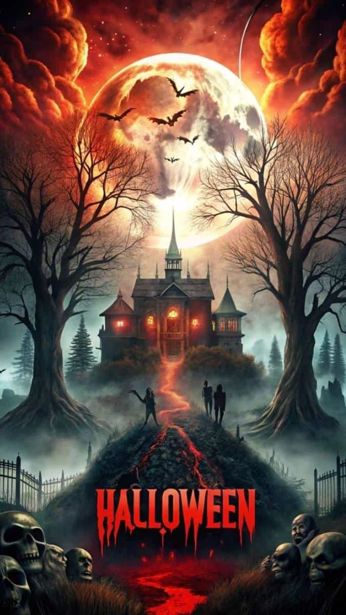 Poster Halloween đẹp mùa lễ hội