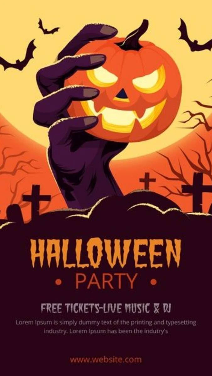Poster Halloween ấn tượng