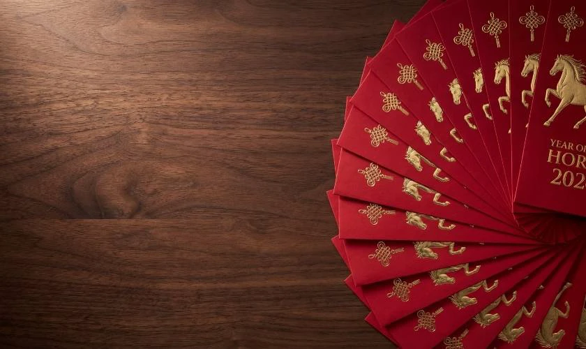 Background thư chúc tết