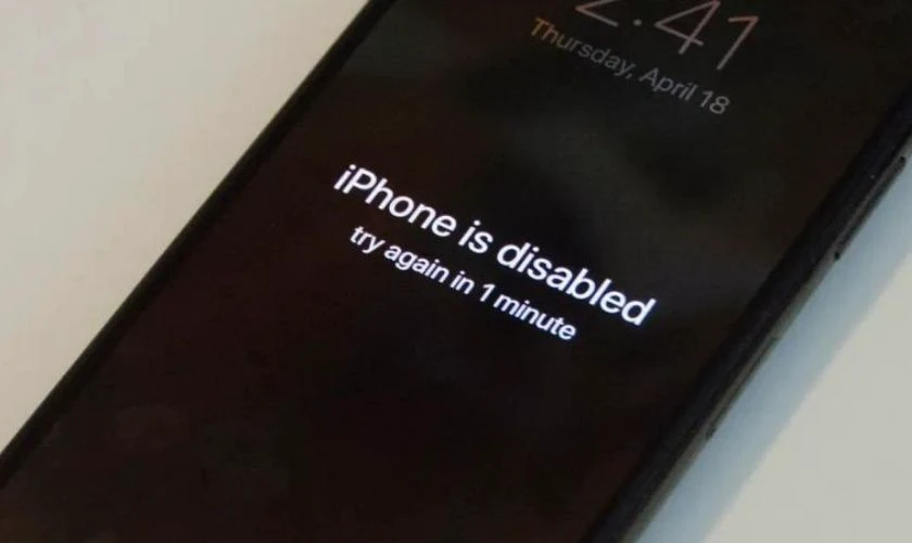 Vì sao máy bị vô hiệu hoá kết nối iTunes