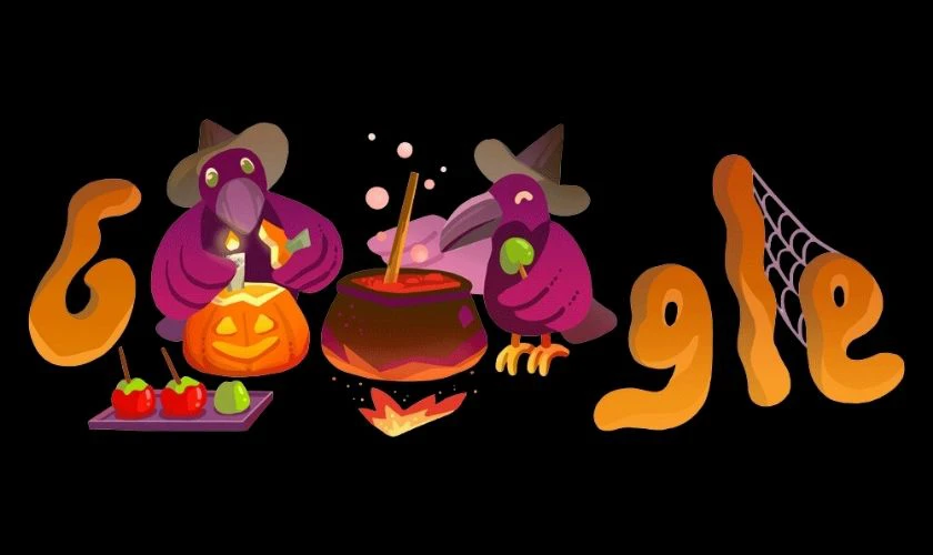 Google Doodle mừng lễ Halloween 2024