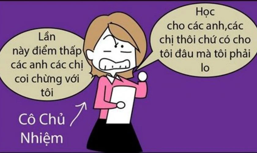 Meme nhà giáo Việt Nam hài hước