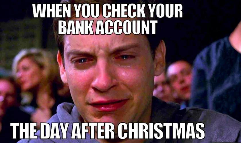 Meme Xmas tiếng Anh về mùa đông hài hước