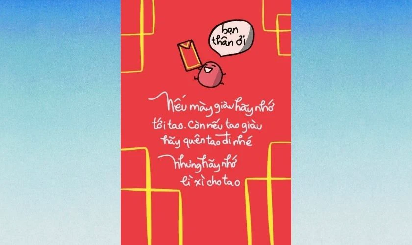 Meme chúc Tết 2026 gửi bạn bè