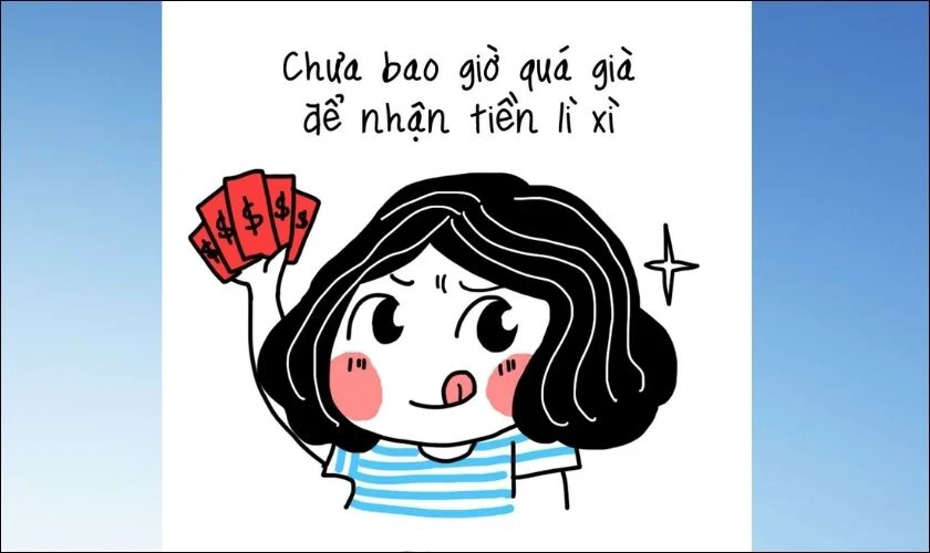 Meme lì xì Tết xuân Bính Ngọ