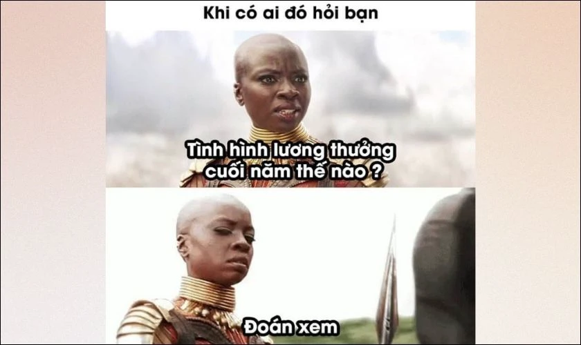 Meme những câu hỏi oái oăm ngày Tết
