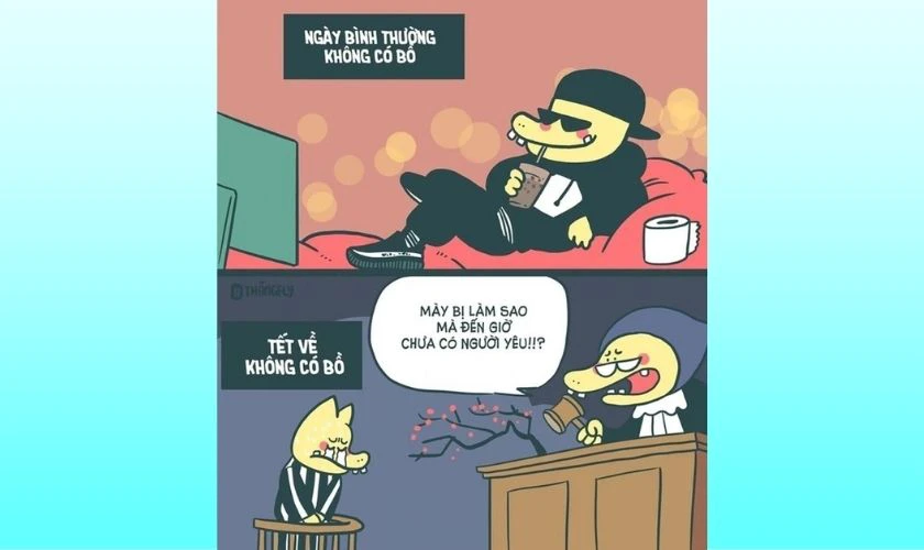 Meme những câu hỏi oái oăm, hài hước ngày Tết