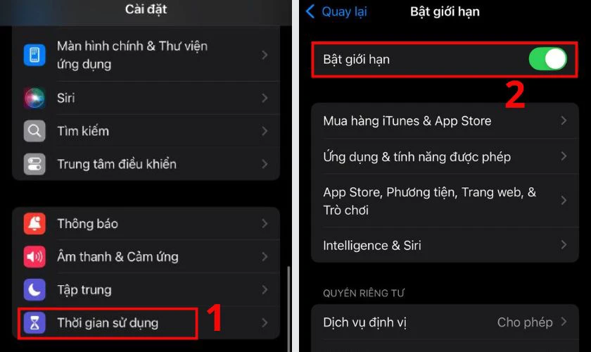 Chặn thay đổi hoặc đăng xuất ID Apple