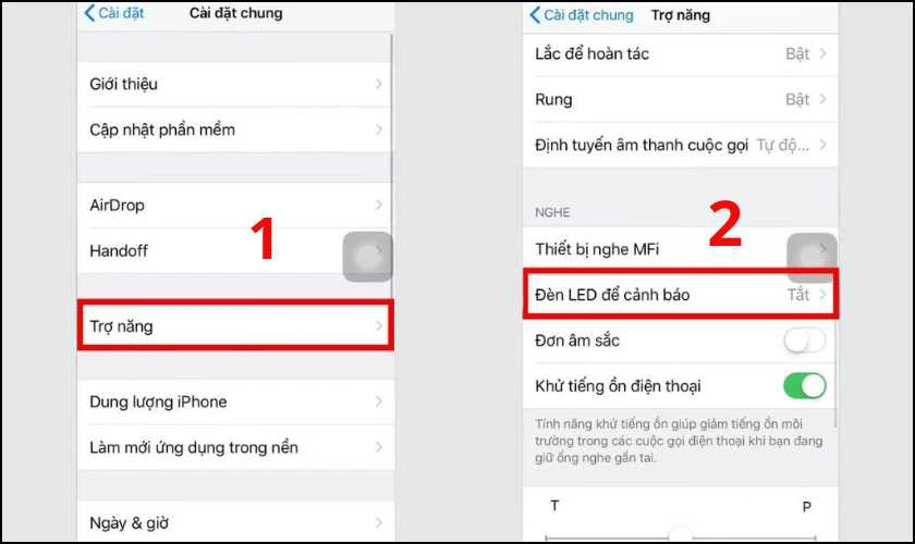 Bật thông báo bằng đèn flash