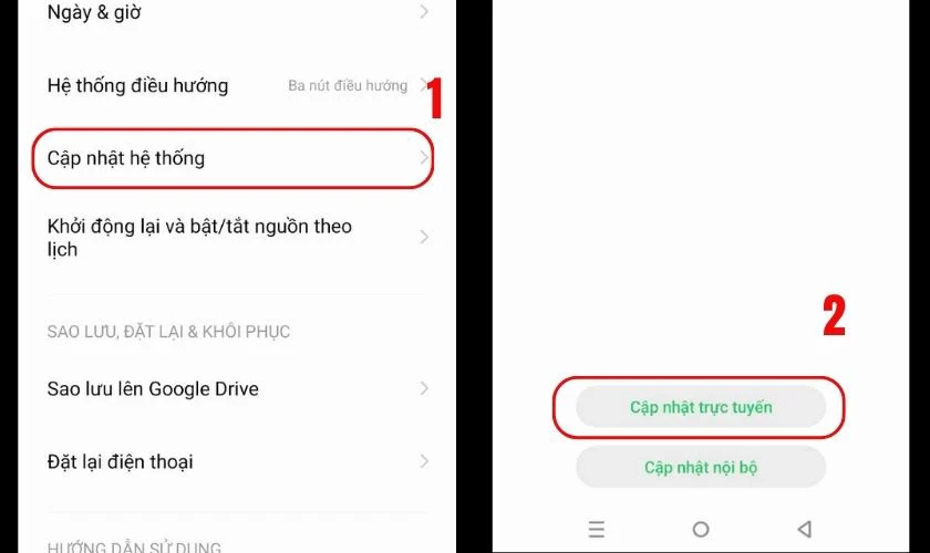 Kiểm tra cập nhật phần mềm cần thiết trên Android