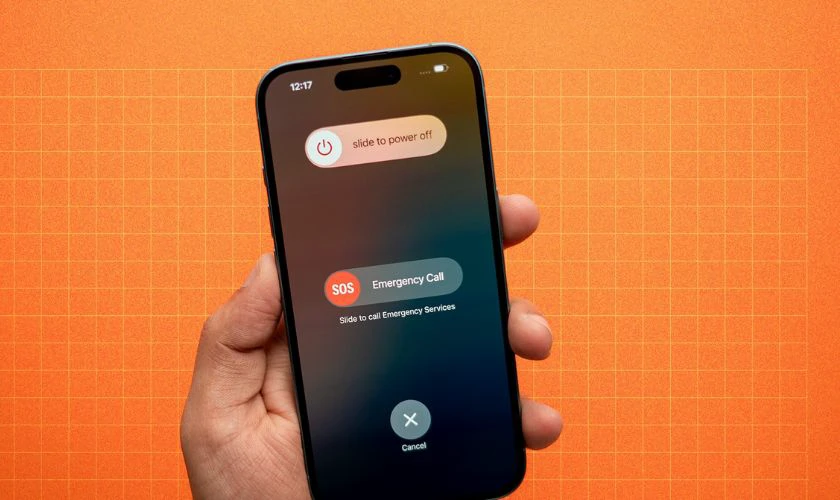 Khởi động lại iPhone iOS 18.7