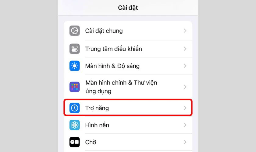 Tắt hiệu ứng chuyển động trong Cài đặt