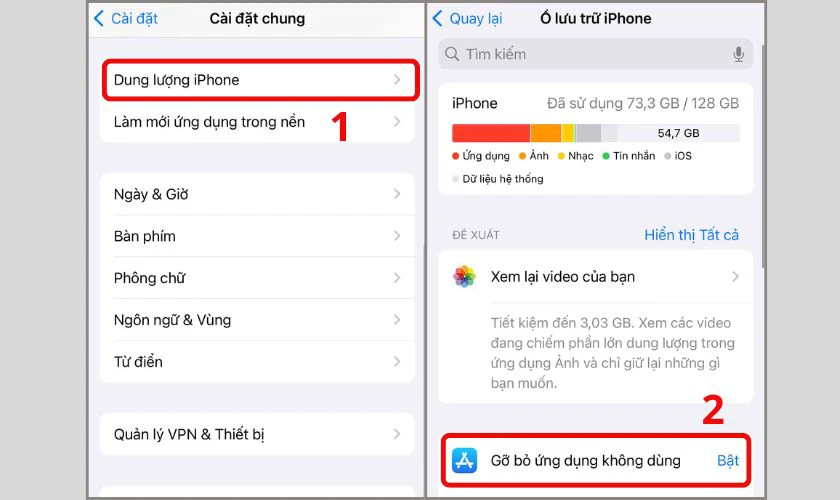 Giải phóng dung lượng bộ nhớ trong và RAM máy
