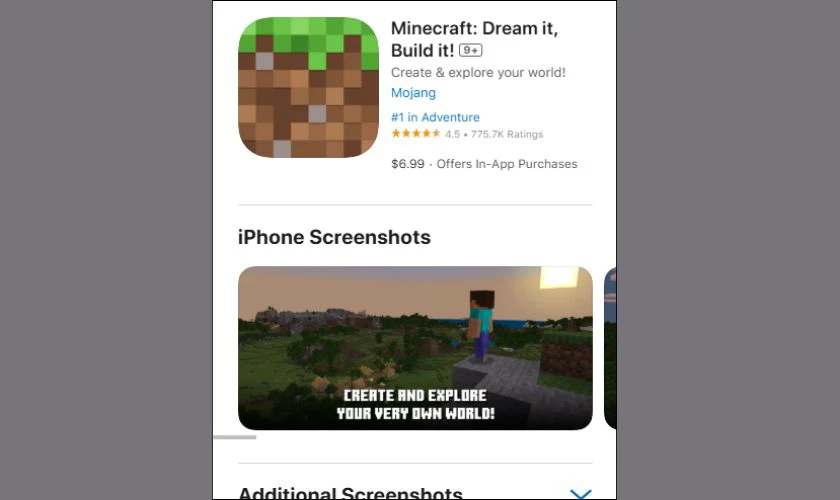 Cách tải Minecraft 1.21.9 tiếng Việt Android