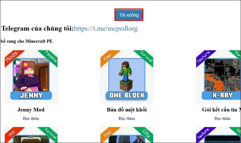 Cách tải Minecraft 1.17.0 APK tiếng Việt trên máy tính