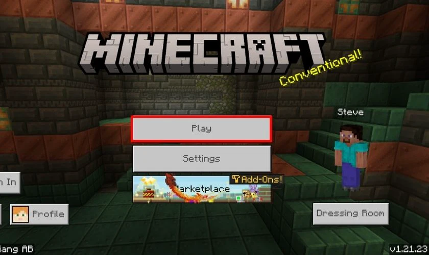 Cách tải Minecraft 1.21.100.23 APK miễn phí trên máy tính mới
