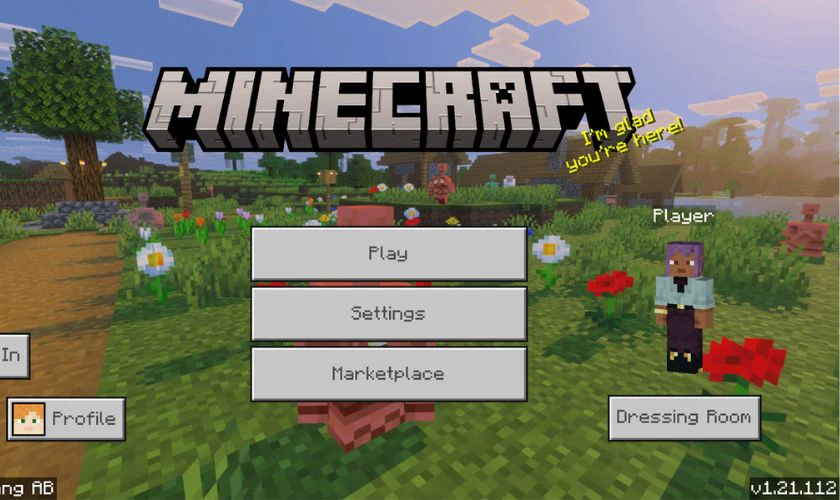 Cấu hình tải Minecraft 1.21.112 APK trên điện thoại, máy tính