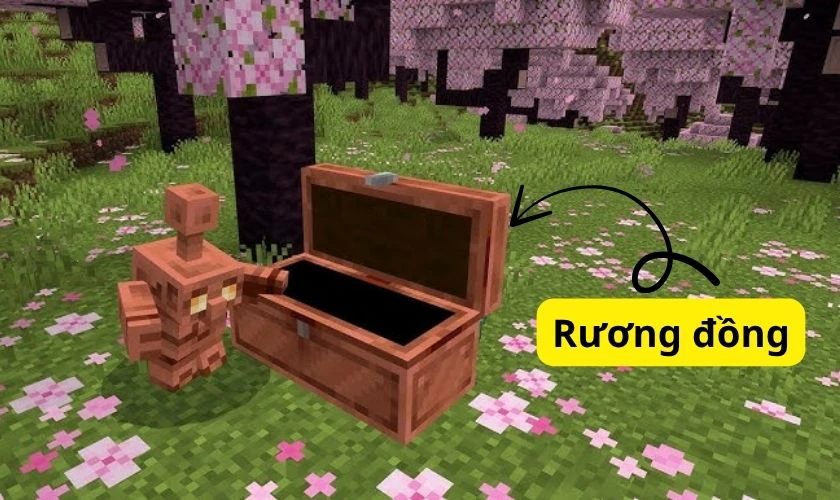 Trong Minecraft 1.21.113, rương đồng là một vật phẩm hữu ích