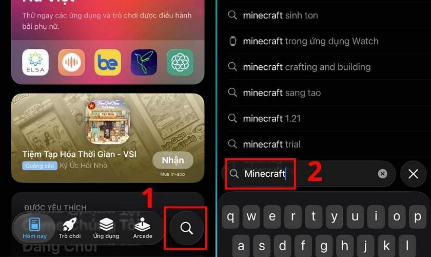 Cách tải Minecraft 1.21.114 APK tiếng Việt miễn phí trên iOS