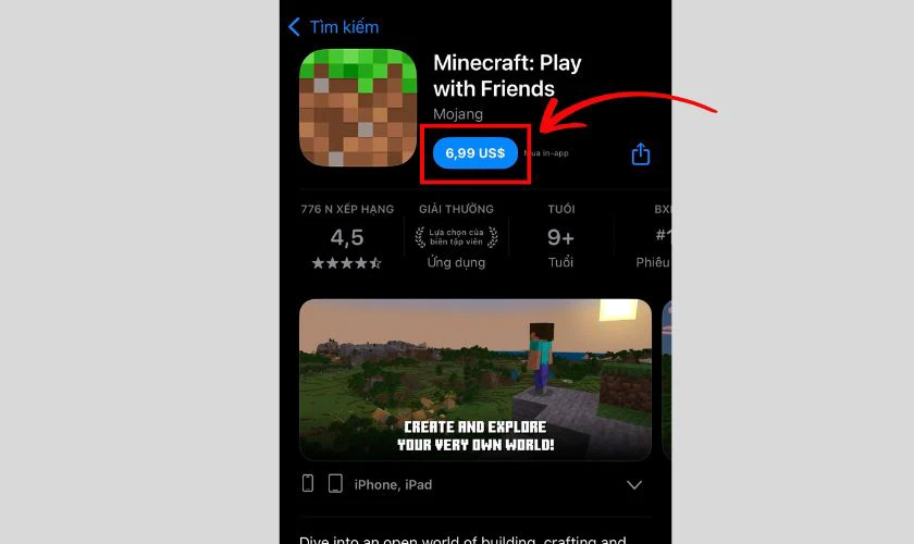 Cấu hình tải Minecraft 1.21.120 APK tiếng Việt miễn phí