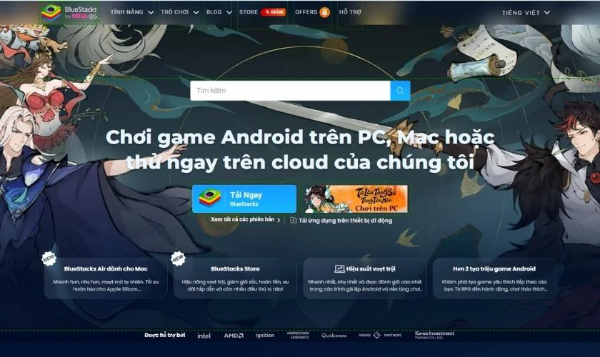 Nếu bạn muốn sử dụng bản APK tiếng Việt, hãy cài một giả lập như BlueStacks